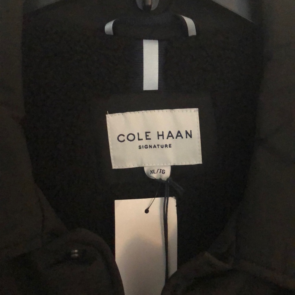 Cole Haan Sherpa coat - Picture 2 of 8